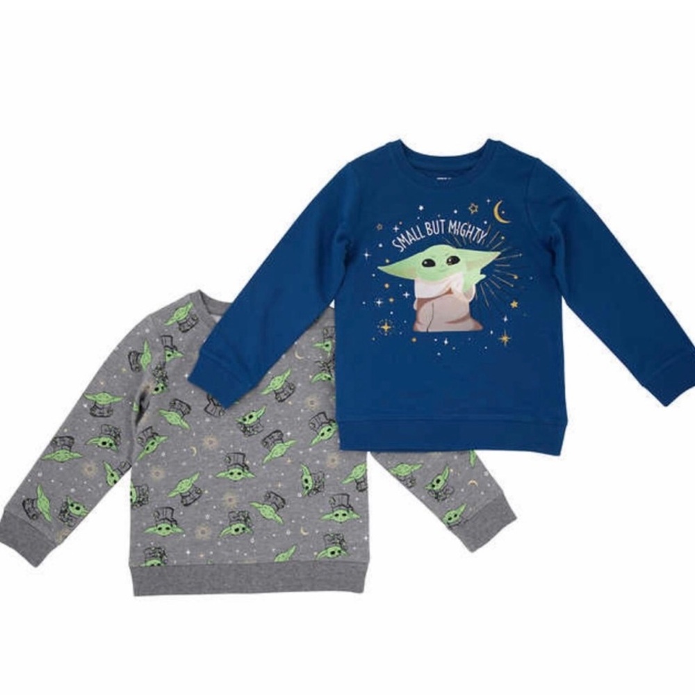 Grogu print Kids' 2-pack Sweatshirt Set size  3T